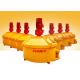 Planetary Concrete Mixer  Durable High Homogenization PMC100 Replaceable Mixing Blades