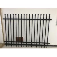 Galvanized Steel Fence Panels Powder Coated Black Steel Hercules Fencing Panels