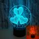 Valentine's Day gift I LOVE YOU Colorful 3D night Lights Acrylic Visual LED Gradient table lamp
