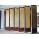 Easy Operate Soundproof Sliding Partition Walls , Multi Color Folding Room Dividers