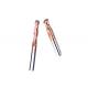 Two flutes End Mill For  Steel  High Performance Tungsten Carbide End Milling