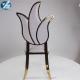 Flower Design High Back Wedding Chair Royal Furniture Chair 49X56X107cm