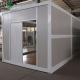 Prefabricated Folding Container House Front Wall Double Door Anti Theft Steel Door