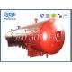 Power Station Boiler Drum In Thermal Power Plant Carbon / Stainless Steel