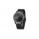 Black SS Stainless Steel Chronograph Watch Mesh Bracelet 50m Water Resistant