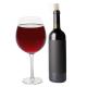 Mouthblown Large Size 750ml Stemed Crystal Wine Glasses , Crystal Red Wine Glasses