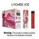 Lychee Ice Disposable Electronic Cigarette 7ml refillable pod vape