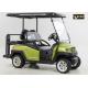 Aluminum Chassis 4 Seater Golf Buggy Green Color With Electric Motor CE Certificate