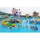 Kids Amusement Park With Swimming Pool Playground  Fiberglass