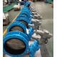 Ductile iron cf8m ss316 rubber lined DN1200 2200 wormgear Rotork Auma Captop Underground double flanged butterfly valve