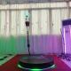 Automatic 360 Selfie Photo Booth Round Platform LED Ring Light