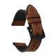 Double Color Italian Leather Watch Band 22mm / 24mm Width
