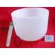 440 hz FROSTED G NOTE CRYSTAL SINGING BOWL 10" #