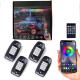 DC 12V Stable RGB Rock Lights With Remote Control 8Pcs Neon Underglow