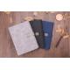 A5 142x208mm  PU or Fabric material weekly monthly ring binder planner