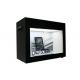 Transparent LCD Display Box With Scrolling Marquee , Dynamic Play LCD TV Showcase