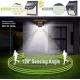 OEM Garden IP65 LED Solar Outdoor Wall Lights  AC 85-265V Polycarbonate Diffuser