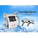 2 Handle portable Cryolipolysis slmming machine , fat freeze machine -2℃~-20℃ freezing temperature