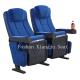 580MM Width Molded Foam Movie Theater Chairs Leather / Fabric Automatic Soft Return