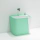 Single Hole Ceramic Mop Sink Colorful Washroom Deep Height Basins