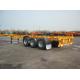 Skeletal chassis 40ft container trailer price China manufacturer