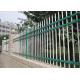 Protective Zinc Steel Fence , Spear Top Fencing For Factory / School / Villa
