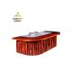 Electromagnetic Heating Teppanyaki Hibachi Grill For Hotel Restaurant Kitchen