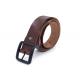 100% Cow 140cm Mens Casual Leather Belt With Black Buckle