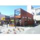 Prefabricated Shipping Container Restaurant , Fast Assembly Shipping Container Shop