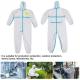 Anti Fog Sterile Disposable Chemical Suit  Block Infections  And Germs