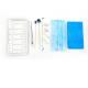S&J Dental Equipment Surgery Sheet Combination Package Well Blue Sterile Implant Oral Surgery Kit Disposable Dental Kits
