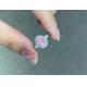 Laboratory Grown Pink Synthetic Diamond Ring Oval Shape VS Center Stone Gold
