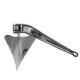 Silver Plough Style Boat Anchor for Marine Hardware 316 Stainless Steel Material