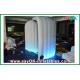 Inflatable Party Decorations Indoor Wedding Ceremony White DIY Photo Booth With Camera Logo