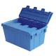 HDPE / PP Collapsible Pallet Box Food Keeping Perforated Plastic Box