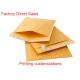 Two Sealing Side Kraft Bubble Envelopes , Custom Printed Bubble Mailers 8*9 Inch