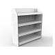 Perforated Back Panel Supermarket Metal Shelves SPCC Material 3 Years Warranty