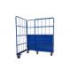 Stackable Roll Cage Trolley Metal Customized Wire Mesh Trolley Multipurpose