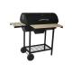 Professional Restaurant Charcoal Grill Gas BBQ with Powder Coated Vertical Style Oven