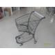 Wheeled Zinc Plated 40L Supermarket Shopping Cart For Personal Shop