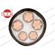 0.6/1 KV 3+2 Core XLPE Insulated Power Cable PVC Sheathed , Unarmoured & Armoured