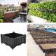 Flower Fruits Grow Plastic Planter On Wheels Multifunctional UV Resistant