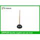 37CM Bathroom Cleaning Accessories Long Handled Toilet Plunger With Wooden Handle