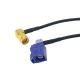 SMA GPS Power Battery Cable 2M 5M Fakra C Male Right Angle Y Type Splitter