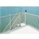 Custom Length 6063 Aluminium Balustrade Balcony Glass Handrails