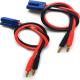 ROHS 12AWG RC Charger Cable EC5 Connector Male To 4mm Bullet Banana Plugs