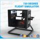 Programming Motion Simulator Platform , 650kgs Velocity Flight Simulator