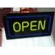 Restaurant Outdoor Neon Open Sign / LED Signs Board Shop Name Board Design