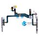 Durable Iphone 6s Spare Parts Power Button Flex Cable With Metal Bracket Assembly