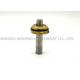 Large Brass Pentagon Seat Plunger Tube 22.1mm Height With Internal Spring
